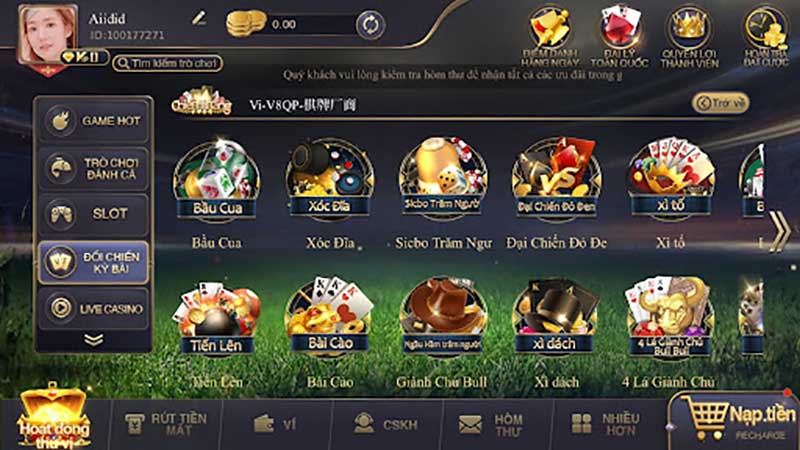 Thoả sức tham gia cá cược cùng cfun68