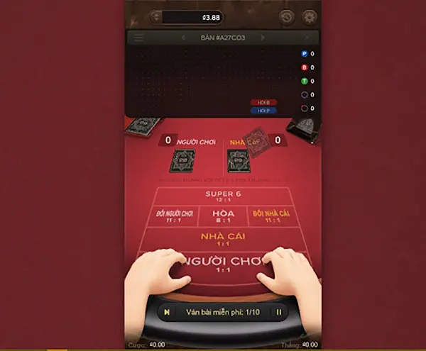 Cách chơi game nổ hũ Baccarat