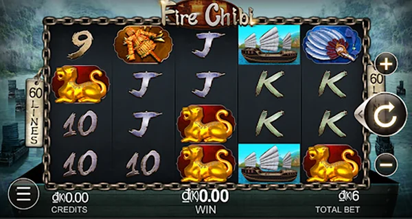 Giao diện của game Đốt Tàu Nối Tiếp