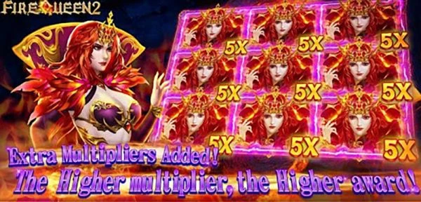 Nữ hoàng lửa 2 là thể loại game slot rất thú vị