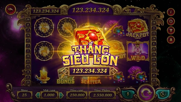 Vận may giải thưởng khủng với slot game Vận may thẳng tiến