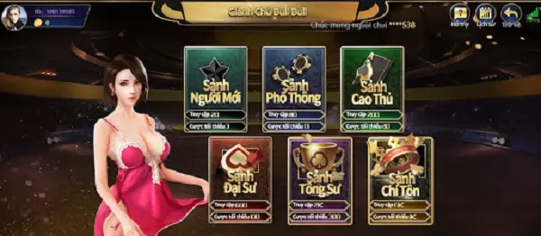 Bảng biểu tượng trong Giành Chủ Bull Sảnh Chiến Thắng