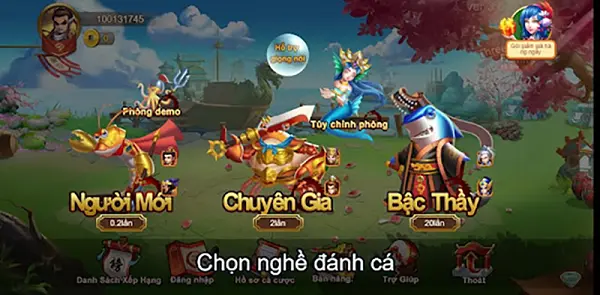 Chọn sảnh nghề đánh cá phù hợp