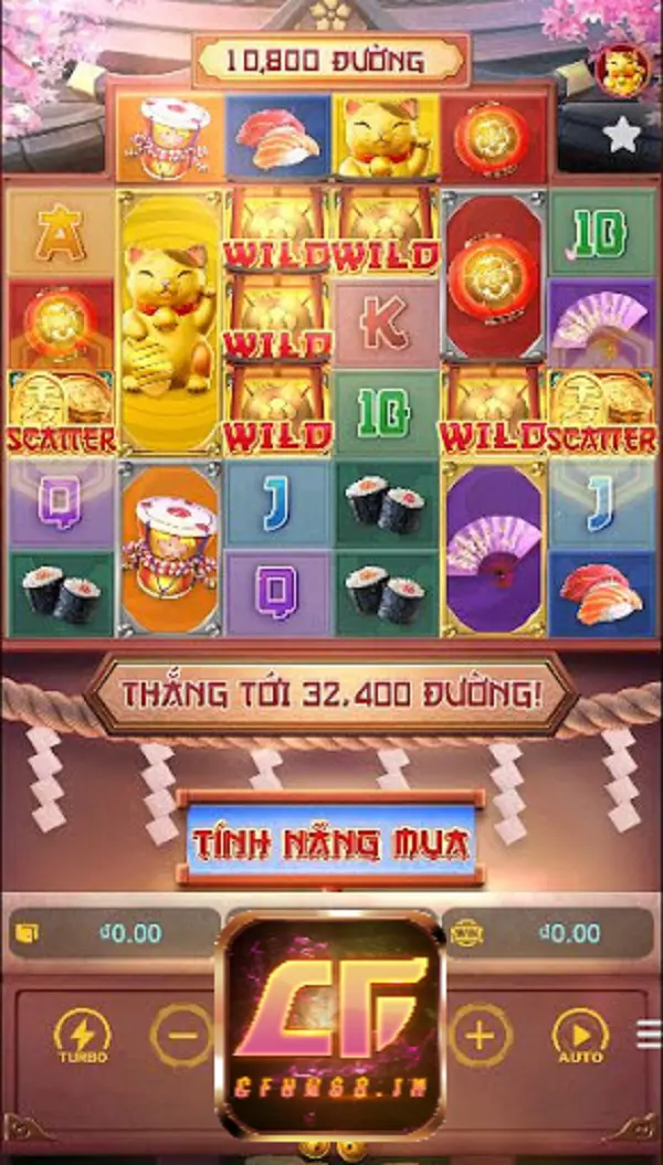 Giao diện chơi Meo meo