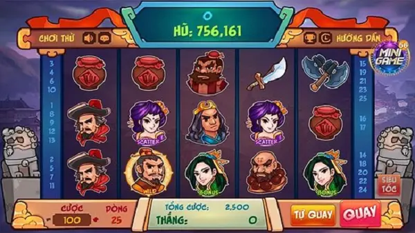 Biểu tượng trả thưởng slot Thủy Hử