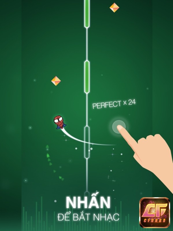 Game Play của Dot n Beat giúp người chơi thư giãn