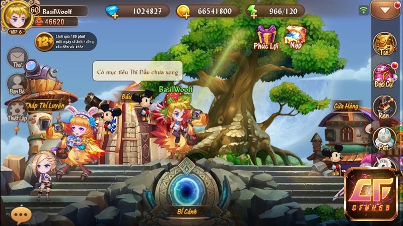 Đồ hoạ đẹp mắt, âm thanh nhẹ nhàng là điểm cộng của Game