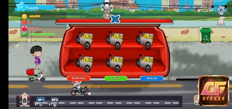 Người chơi hoá thân thành tiểu thương khi tham gia Game