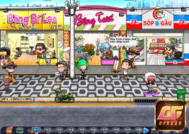 Game mang lại trải nghiệm chơi tấp nập như đang ở chợ