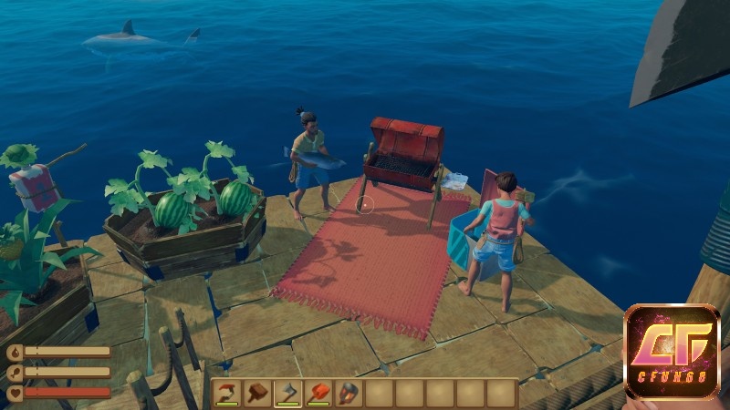 Game Raft sở hữu đồ hoạ 3D sống động