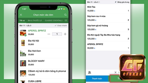 App App KiotViet - Cafe Nhà hàng sở hữu nhiều tính năng nổi trội cho người dùng