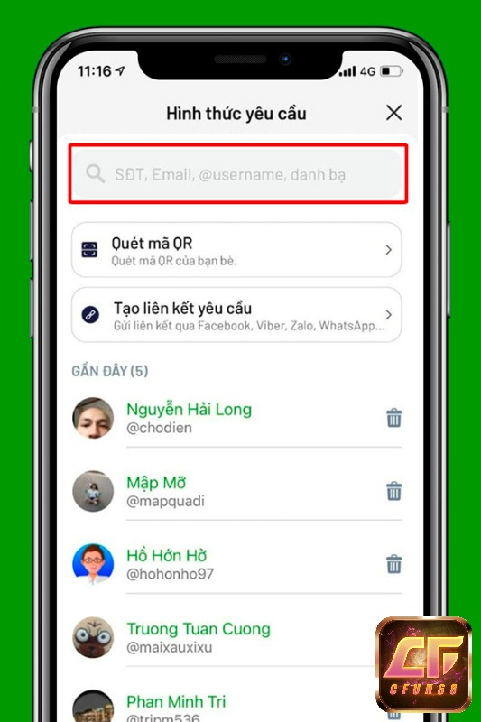 PayMe giúp chuyển tiền nhanh chóng mà cần số tài khoản ngân hàng