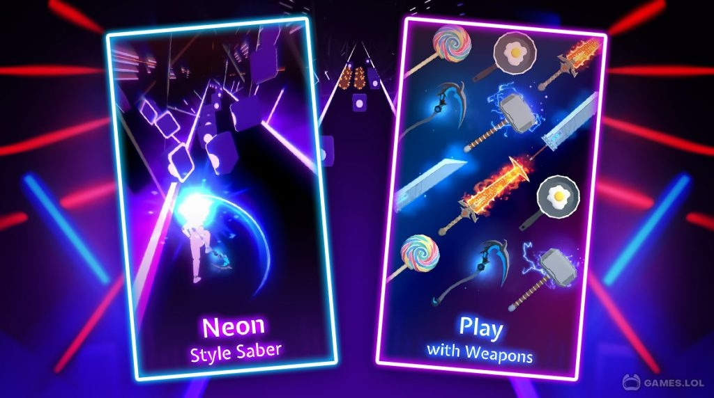 Game Beat Blade Dash Dance 2D - Chơi nhạc EDM
