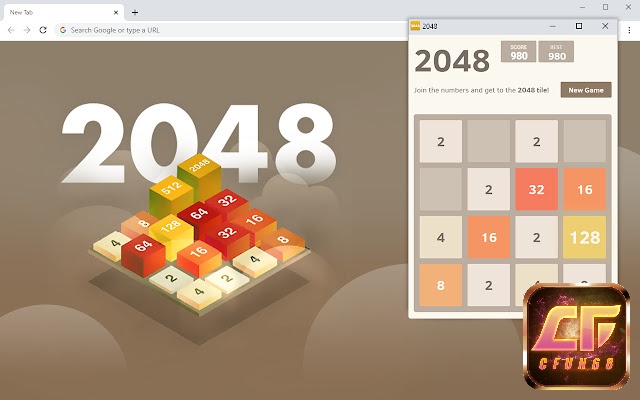 Game 2048 là tựa game giải đố trí tuệ đơn giản và đầy thú vị, thu hút hàng triệu người chơi trên toàn thế giới
