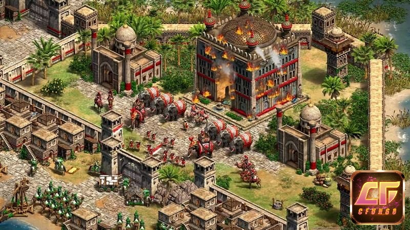 AoE có đồ hoạ 2D được thiết kế đẹp mắt tạo ấn tượng cho người chơi