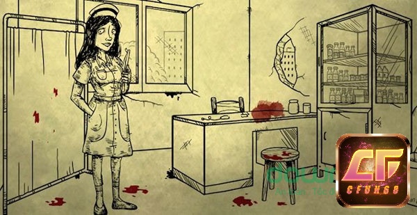 Đồ họa được thiết kế theo phong cách trăng đen kỳ bí và ám ảnh