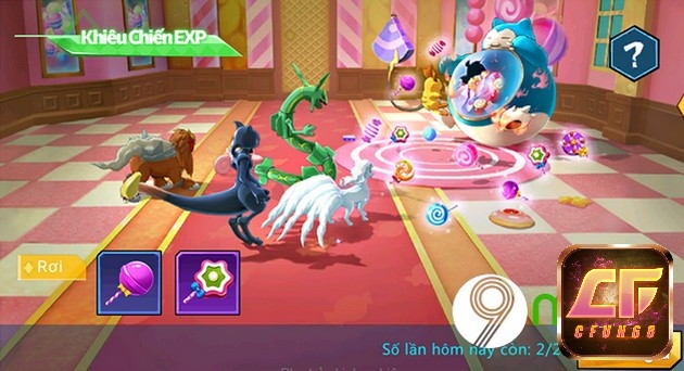 Người chơi nhập vai huấn luyện viên bắt đầu hành trình thu phục các Pokemon