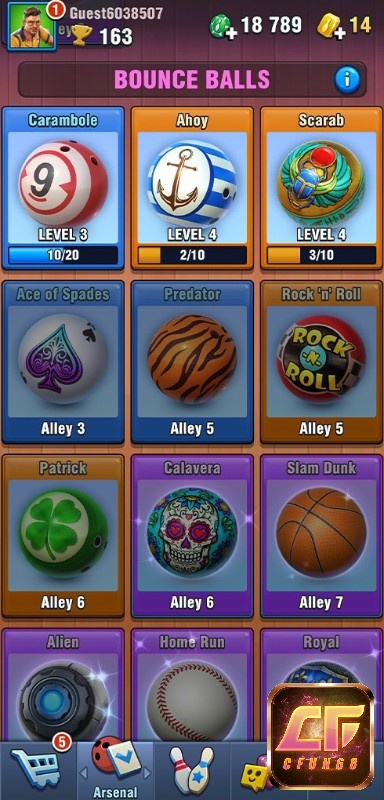 Bounce Balls với tốc độ di chuyển cao