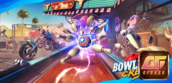 Đồ hoạ bắt mắt của Game Bowling Crew