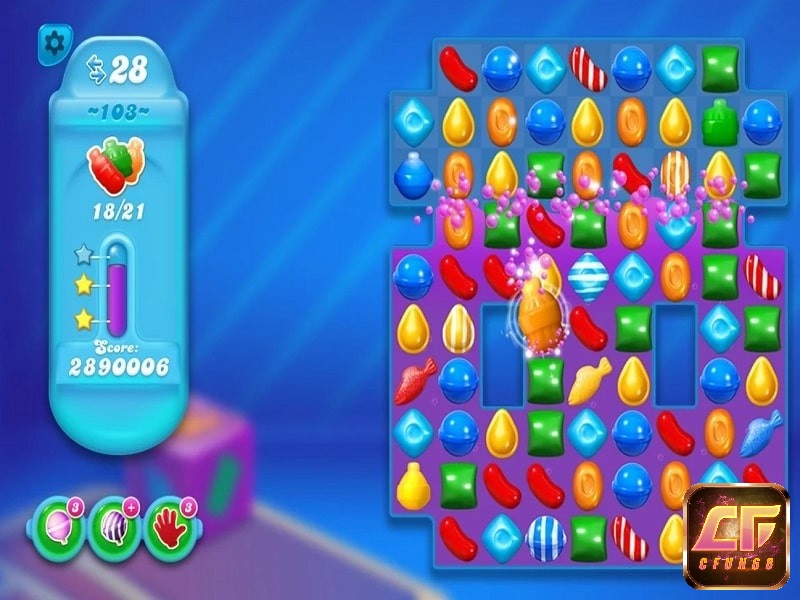 Candy Crush Soda Saga được thiết kế với màu sắc tươi sáng, đẹp mắt và rất sinh động