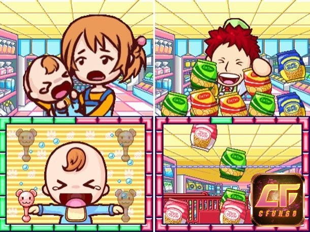 Các mini games tại Cooking Mama