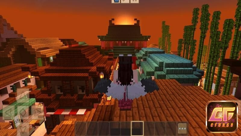 Đồ họa trò chơi này được thiết kế trong không gian 3D tương tự game Minecraft
