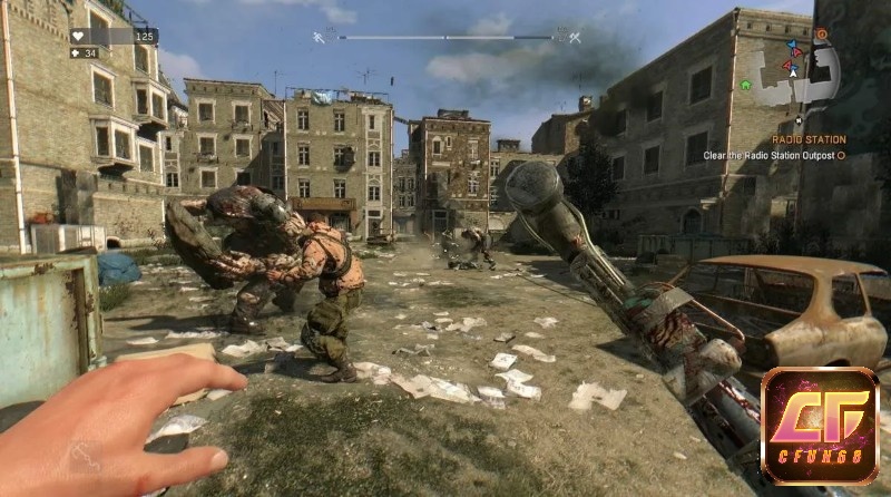 Đồ hoạ Dying Light được thiết kế rất chân thực và chi tiết