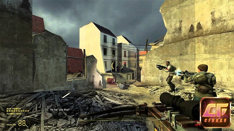 Đồ họa và âm thanh Half-Life2 rất xuất sắc và tuyệt vời