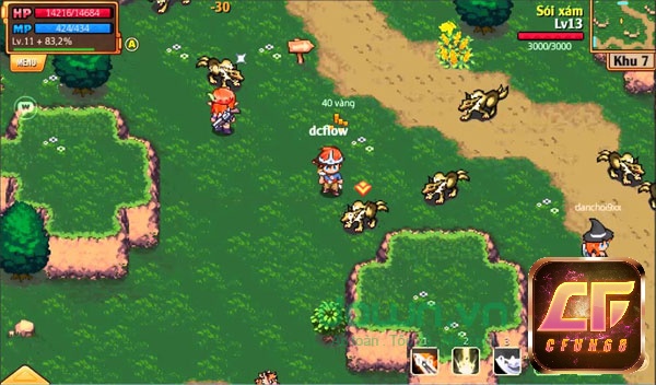 Game gồm 2 thế giới chính