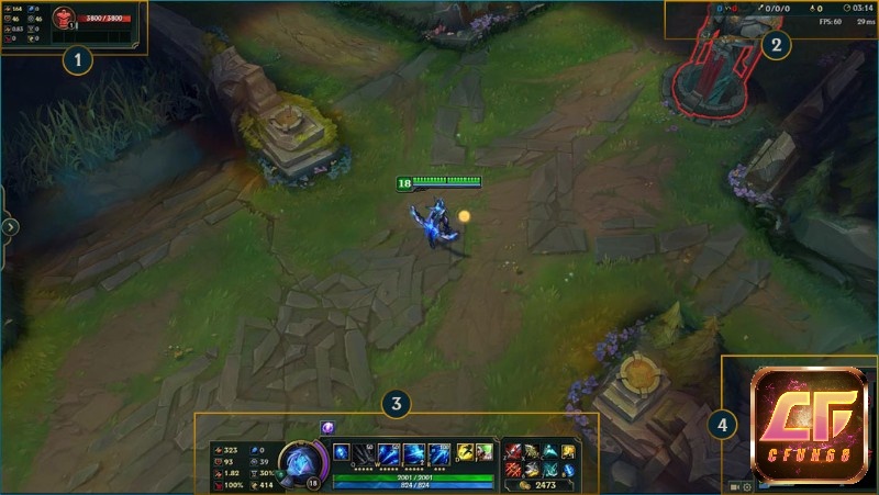 Đặc tính và trang bị của tướng trong game Liên Minh Huyền Thoại