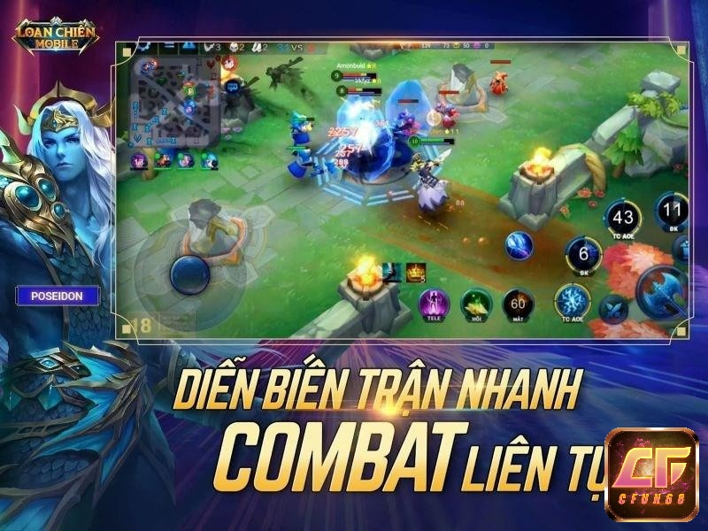 Đồ họa của game Loạn Chiến Mobile rất đẹp và có thể sánh với các game cùng phân khúc