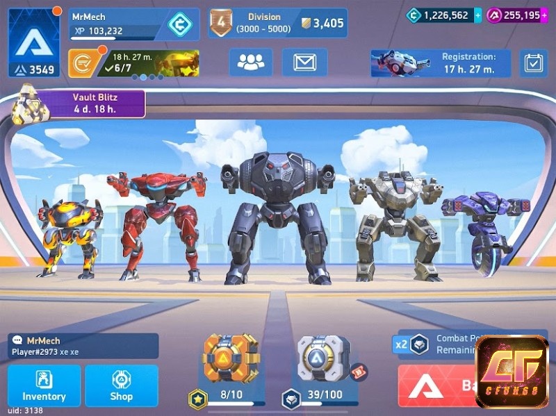 Cuộc đại chiến giữa chiến binh Robot khổng lồ tạo sự kịch tính và gay cấn cao cho người chơi