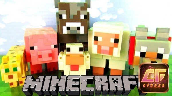 Động vật có thể thuần hóa trong game Minecraft