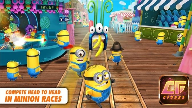 Nhân vật cính trong game là Minion đầy tinh nghịch và dễ thương