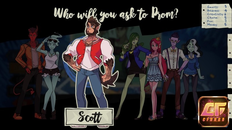 Đồ hoạ và âm thanh trong Monster Prom đều rất ấn tượng, tạo nên một trải nghiệm chơi game rất tuyệt vời