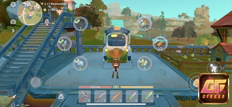 Game mở ra một thế giới đầy màu sắc và thú vị