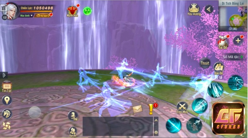 Chiêu thức trong game rất thu hút