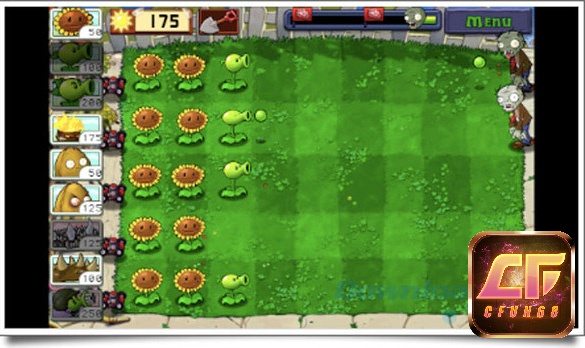 Trồng cây phòng thủ vườn và chống lại các zombie