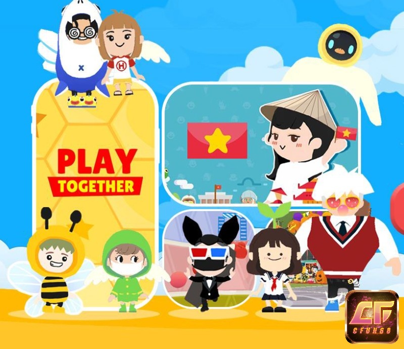 Trong Play Together, nếu ID là người Việt Nam, bạn sẽ được đưa đến Phố Người Việt