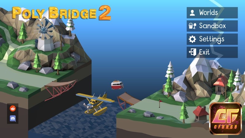 Đồ hoạ và âm thanh trong Poly Bridge 2 tuyệt vời, tạo ra không gian hấp dẫn và chân thực