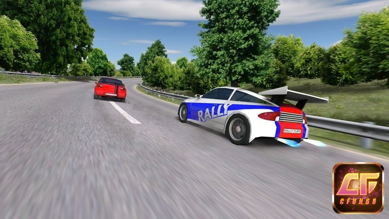 Âm thanh trong Rally Fury chân thực từ tiếng động cơ gầm gừ đến bẻ lái…