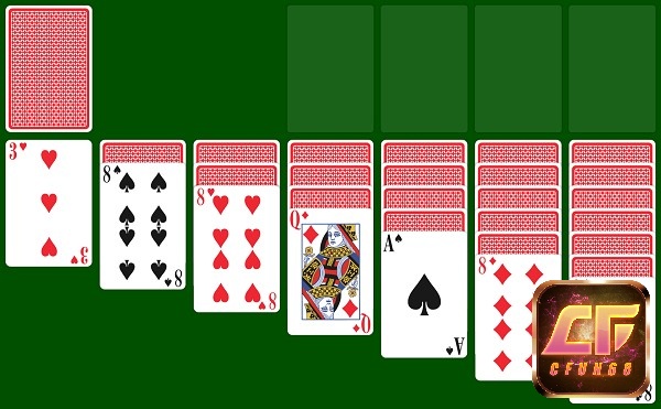 Solitaire tuy có lối chơi đơn giản nhưng đòi hỏi sự sắp xếp khéo léo của người chơi