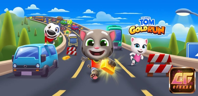 Game Talking Tom Gold Run là tựa game thu thập vàng, vượt chướng ngại vật đơn giản nhưng rất thú vị