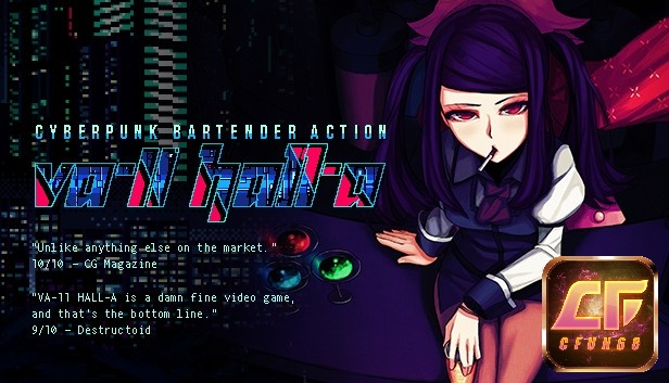 Game Va-11 Hall-a là tựa game tâm lí, xã hội
