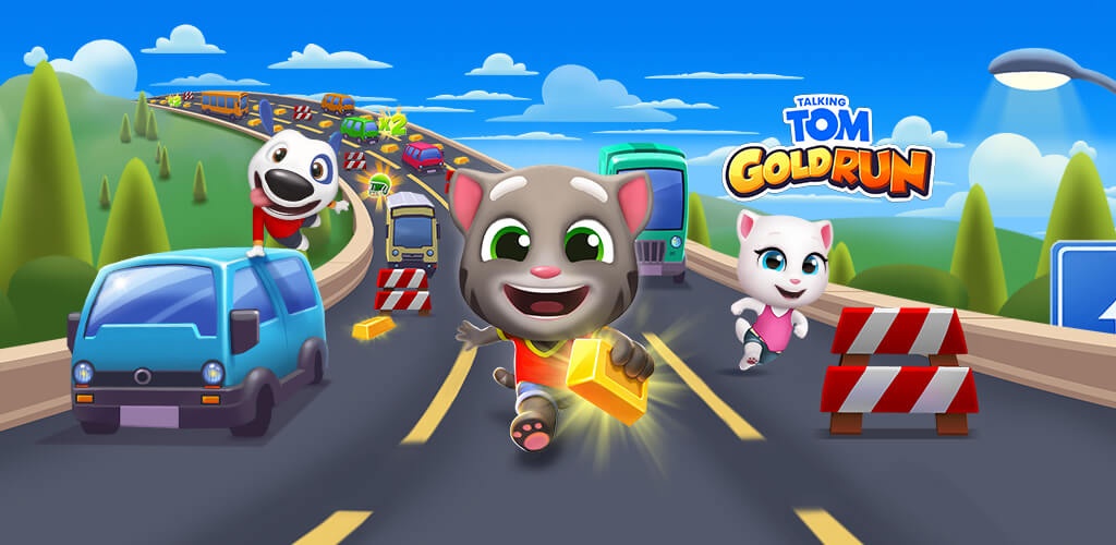Game Talking Tom Gold Run: Vượt chướng ngại vật cùng Tom