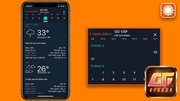 Dùng AccuWeather giúp mọi người đảm bảo cuộc sống sinh hoạt