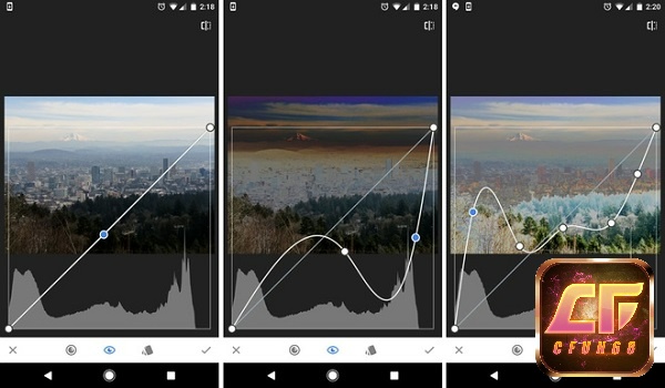 Snapseed sở hữu nhiều công cụ chỉnh ảnh sáng tạo