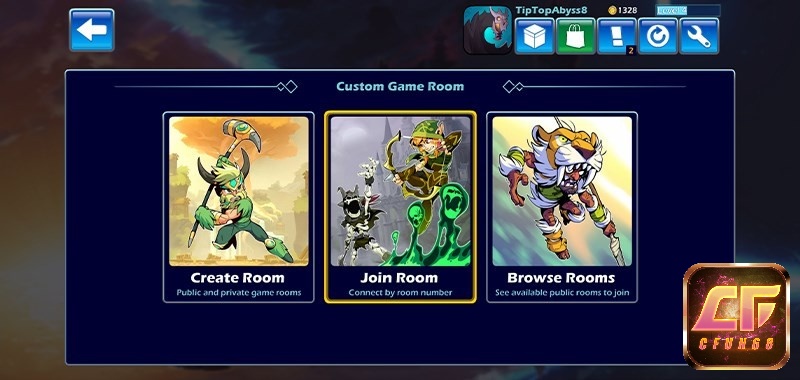 Chế độ chơi Custom trong game Brawlhalla