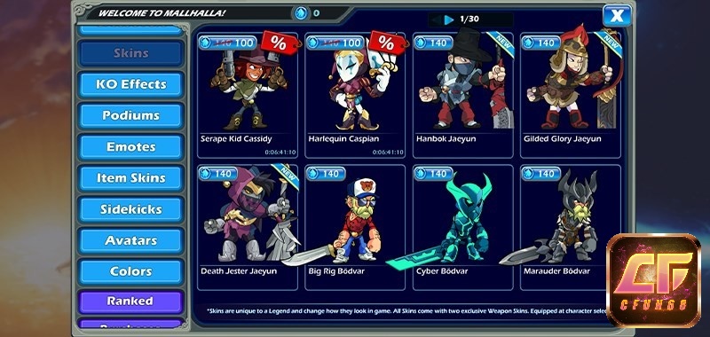 Brawlhalla còn có nhiều tính năng đa dạng và hấp dẫn khác