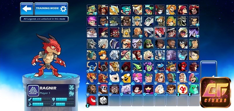 Game có hệ thống 50 dũng tướng mạnh mẽ